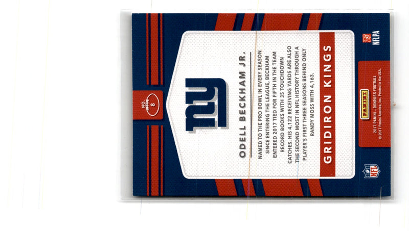 2017 Donruss Gridiron Kings Odell Beckham Jr.