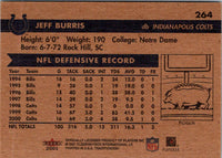 2001 Fleer Tradition Glossy Jeff Burris #264