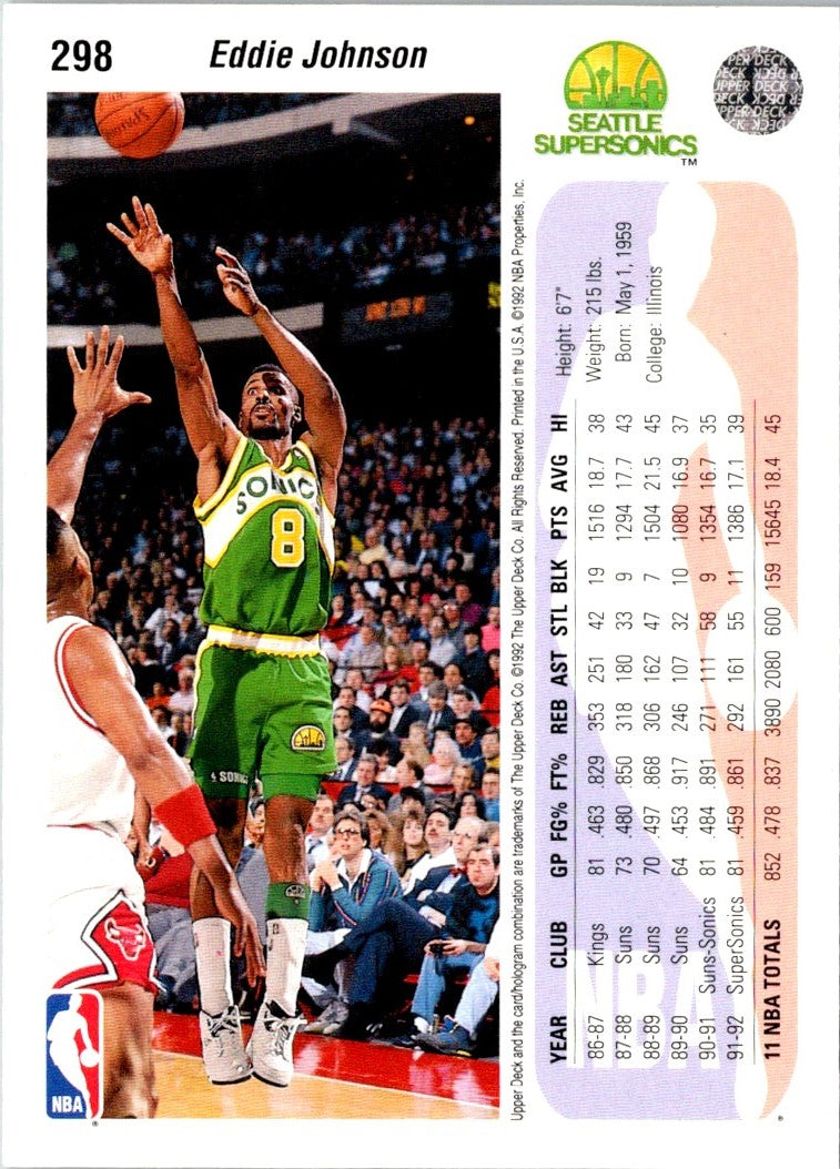 1992 Upper Deck Eddie Johnson