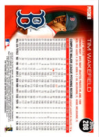 2010 Topps Vintage Cardstock Tim Wakefield #208