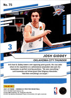 2022 Panini Court Kings Maestros Josh Giddey #3
