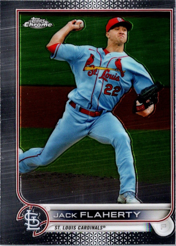 2022 Topps Chrome Jack Flaherty #195