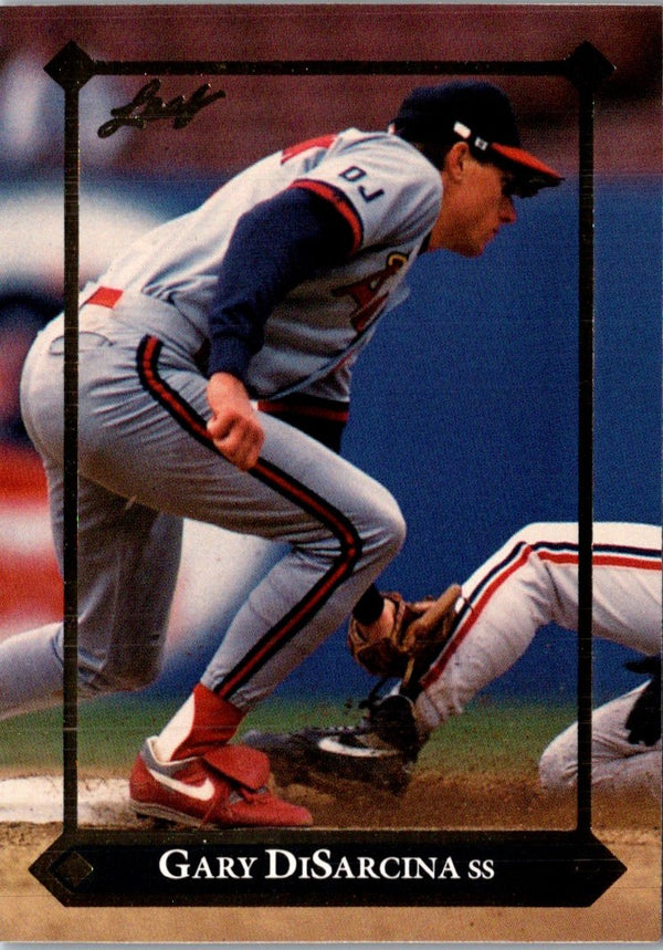 1992 Leaf Gold Rookies Gary DiSarcina #BC-21