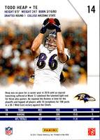 2011 Panini Todd Heap #14