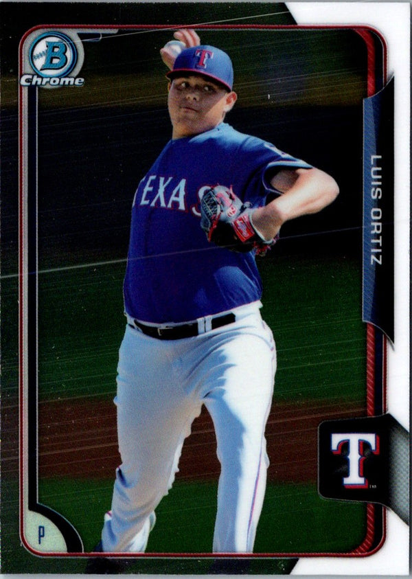 2015 Bowman Chrome Prospects Luis Ortiz #BCP229