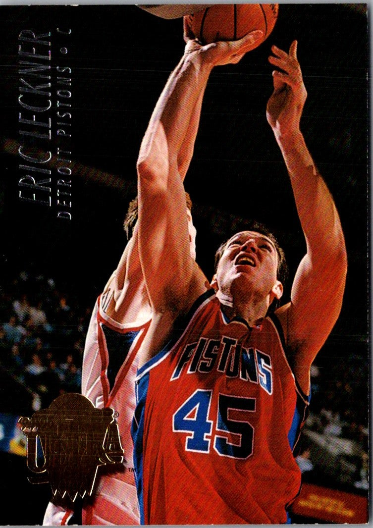 1995 Fleer European Detroit Pistons