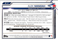 2021 Bowman Prospects Alek Manoah #BP-27