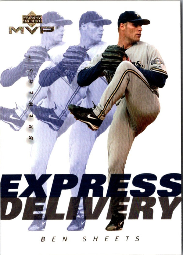 2003 Upper Deck MVP Express Delivery Ben Sheets #ED10