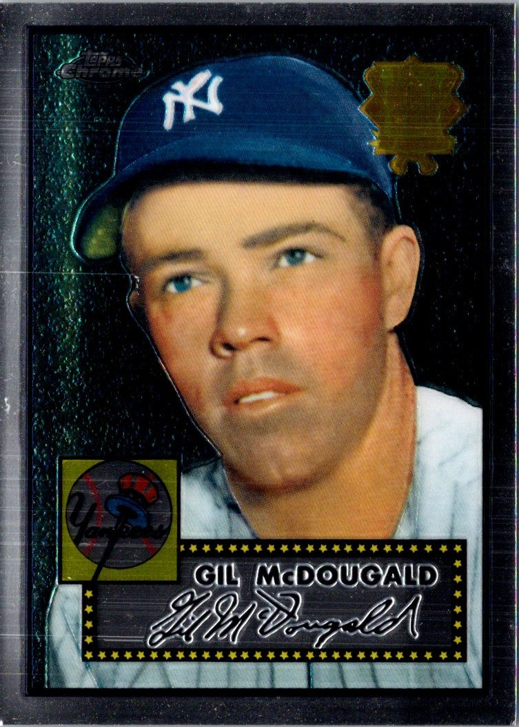 2002 Topps Chrome 1952 Reprints Gil McDougald