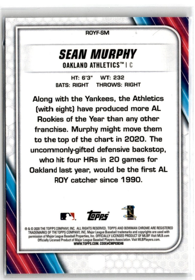 2020 Bowman Rookie of the Year Favorites Sean Murphy