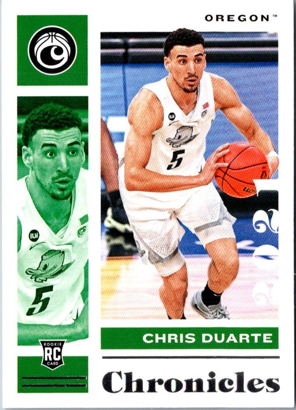 2021 Panini Chronicles Draft Picks Green Chris Duarte #18