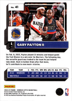 2022 Donruss Optic Gary Payton II #41