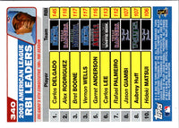 2004 Topps Carlos Delgado/Alex Rodriguez/Brett Boone #340