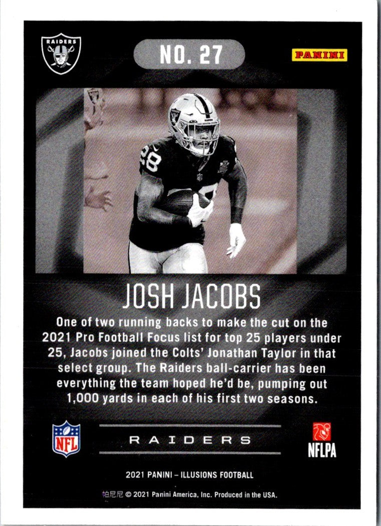 2021 Panini Illusions Josh Jacobs