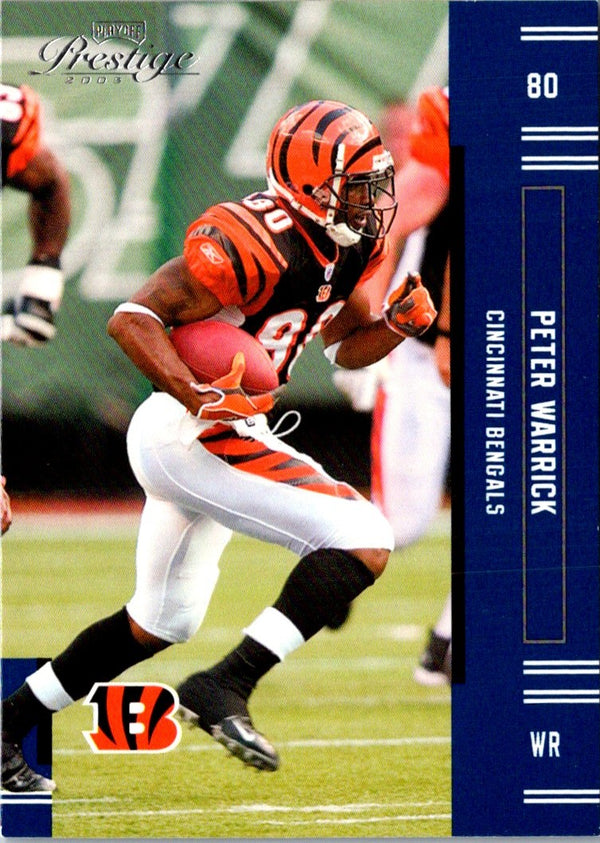 2005 Playoff Prestige Peter Warrick #27