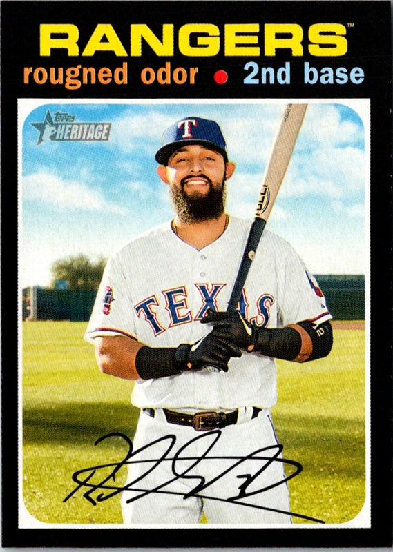 2020 Topps Heritage Rougned Odor #38