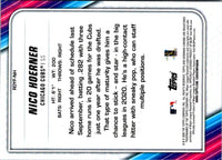 2020 Topps Chrome Black Nico Hoerner #6 Rookie