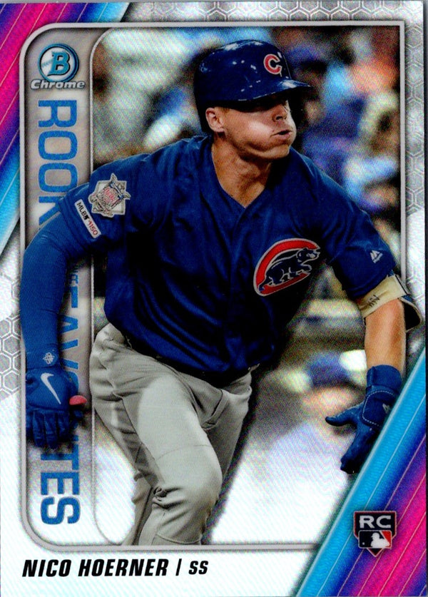 2020 Topps Chrome Black Nico Hoerner #6 Rookie