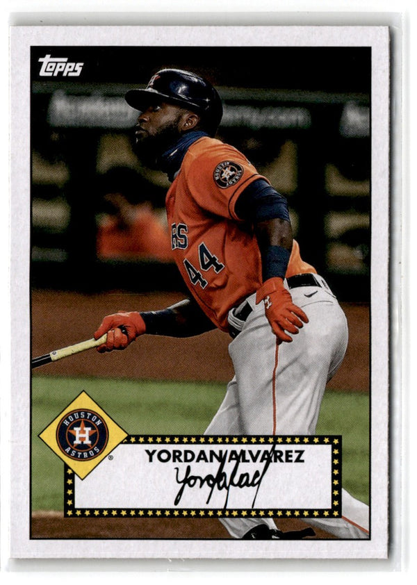 2021 Topps 1952 Redux Yordan Alvarez #T52-3