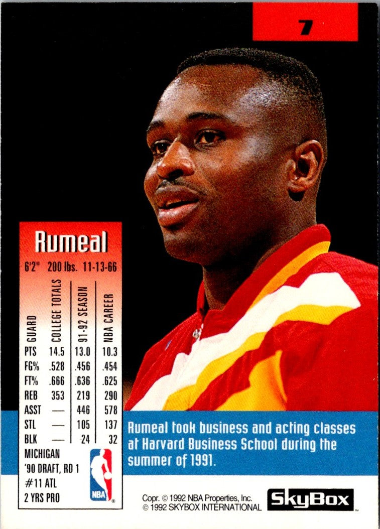 1992 SkyBox Rumeal Robinson