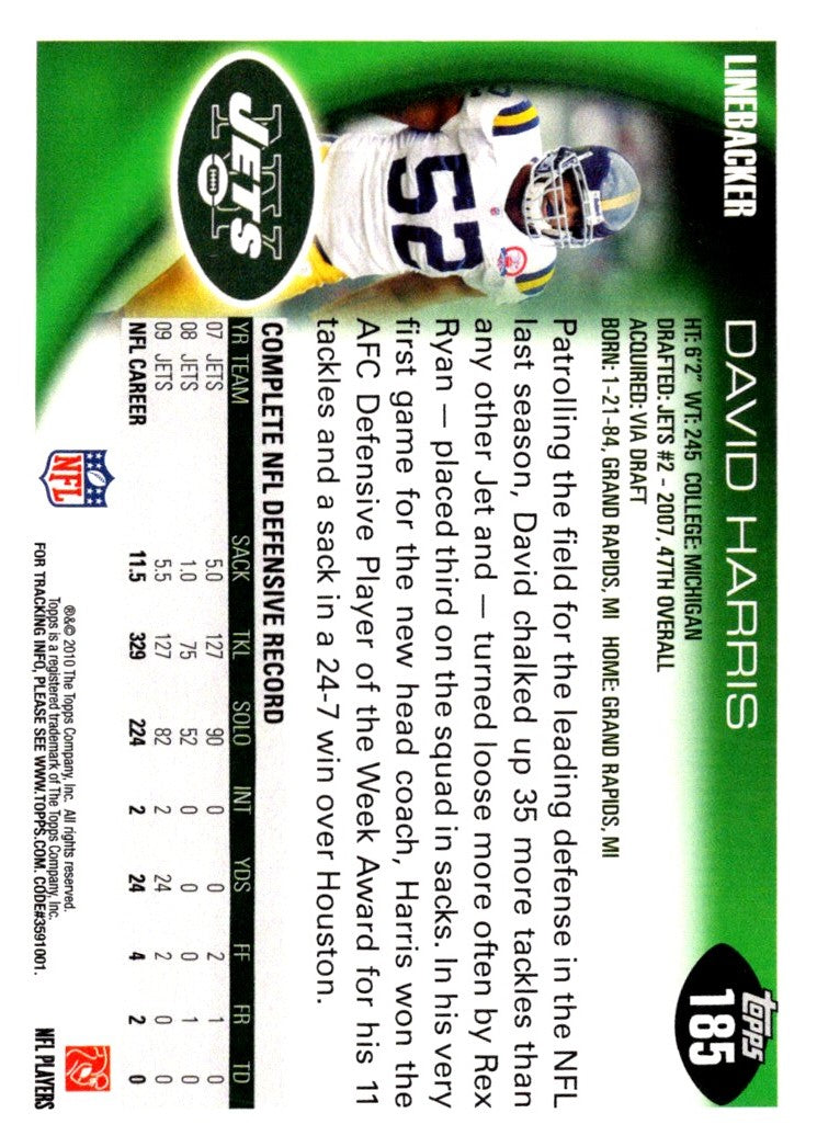 2010 Topps David Harris