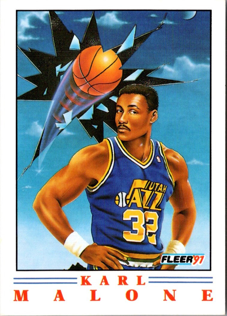 1991 Fleer Wheaties Karl Malone
