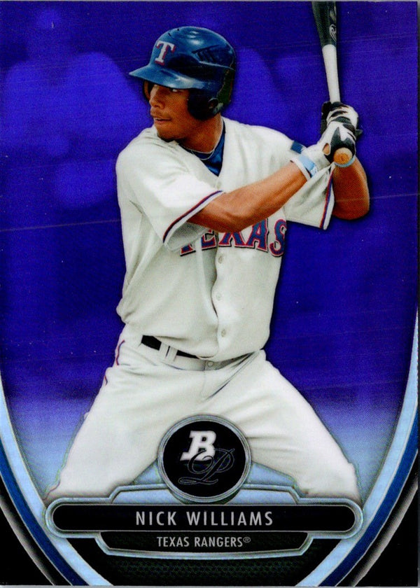 2013 Bowman Platinum Chrome Prospects Refractors Nick Williams #BPCP95