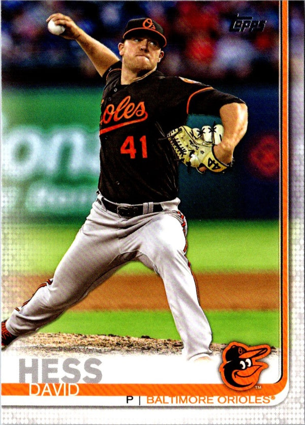 2019 Topps David Hess #552