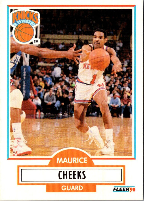 1990 Fleer Maurice Cheeks #124