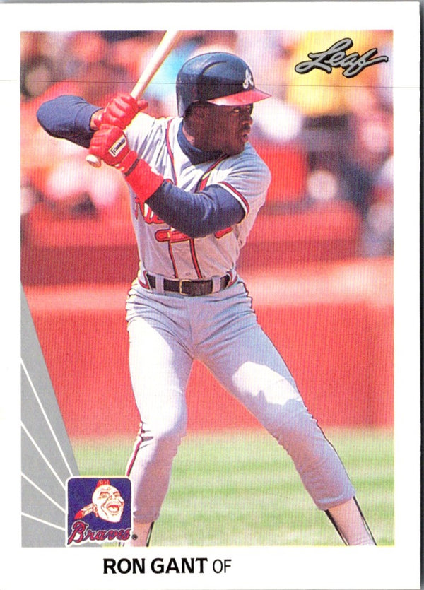 1990 Leaf Ron Gant #376