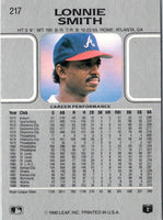 1990 Leaf Lonnie Smith #217