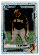 2021 Bowman Chrome Prospects CJ Abrams