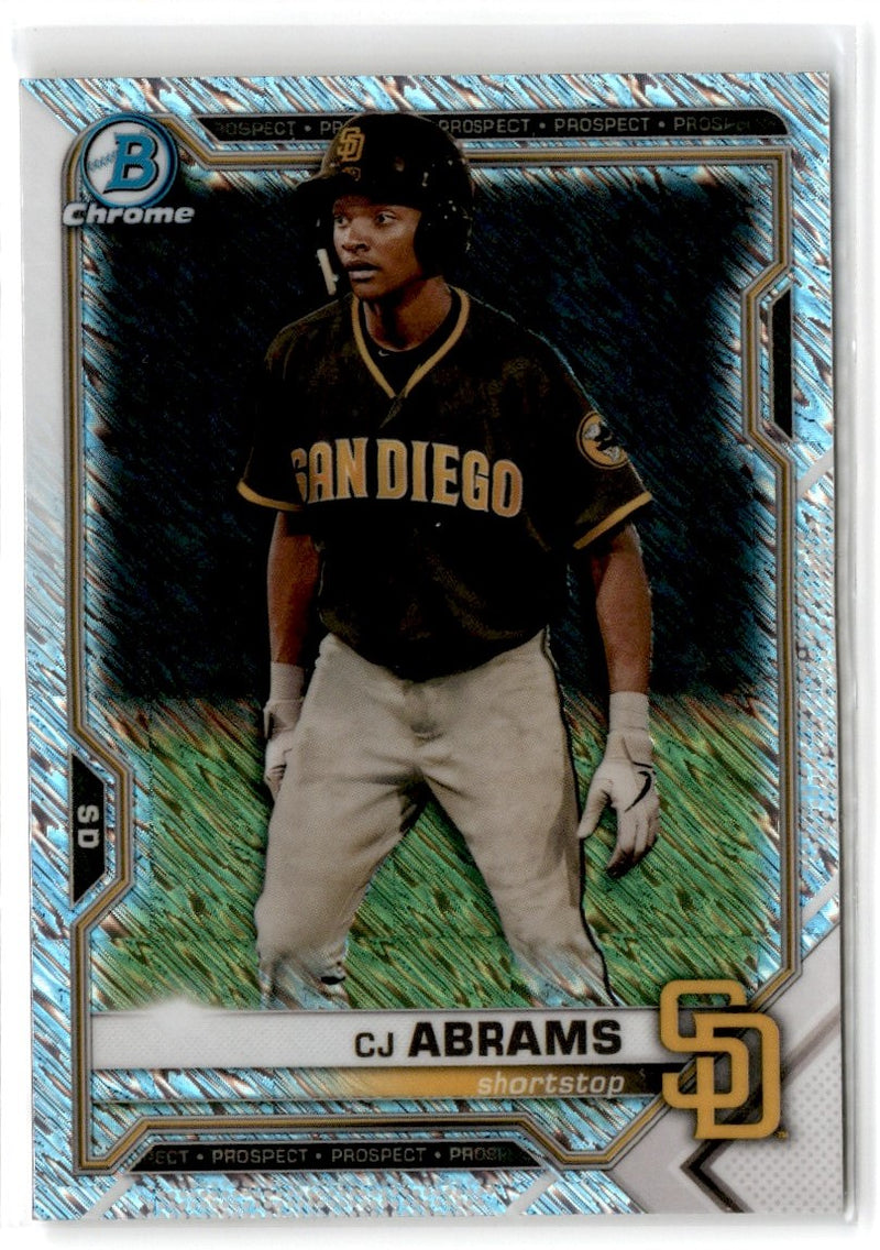 2021 Bowman Chrome Prospects CJ Abrams