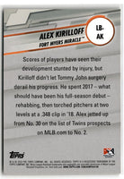 2019 Topps Pro Debut MiLB Leaps and Bounds Alex Kirilloff #LB-AK