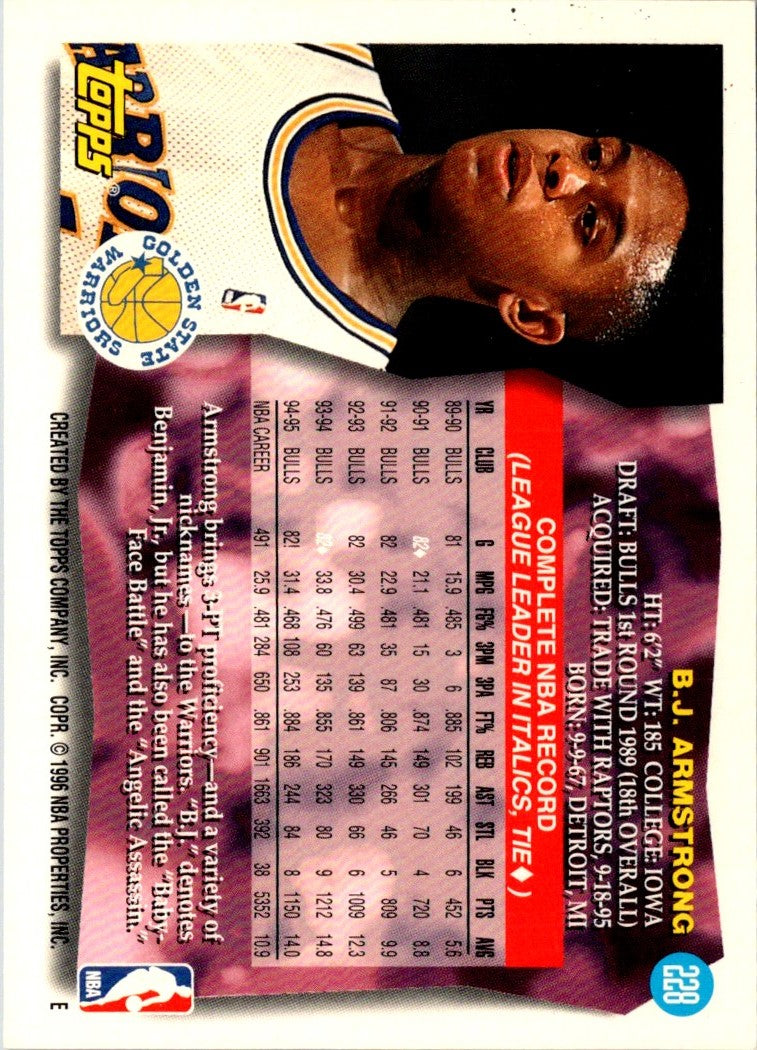 1995 Topps B.J. Armstrong