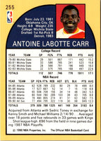 1990 Hoops Antoine Carr #255