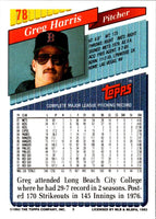 1993 Topps Greg Harris #78