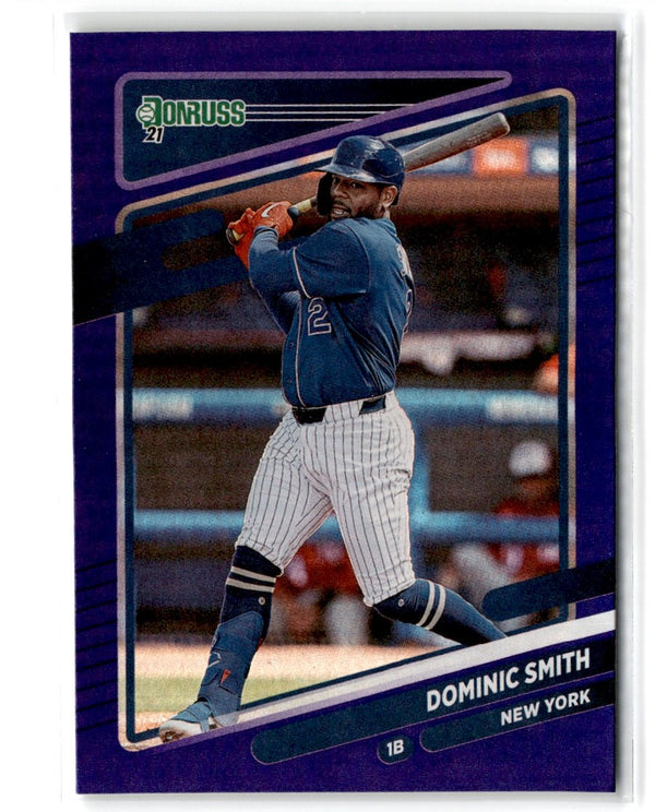2021 Donruss Holo Blue Dominic Smith #197