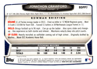 2013 Bowman Draft Picks & Prospects Chrome Jonathon Crawford #BDPP7