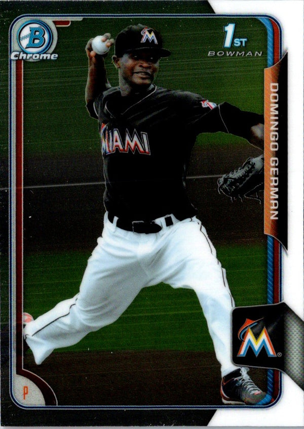 2015 Bowman Chrome Prospects Domingo German #BCP118