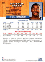 1993 Hoops Litterial Green #154