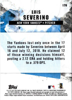 2019 Topps Fire Luis Severino #170