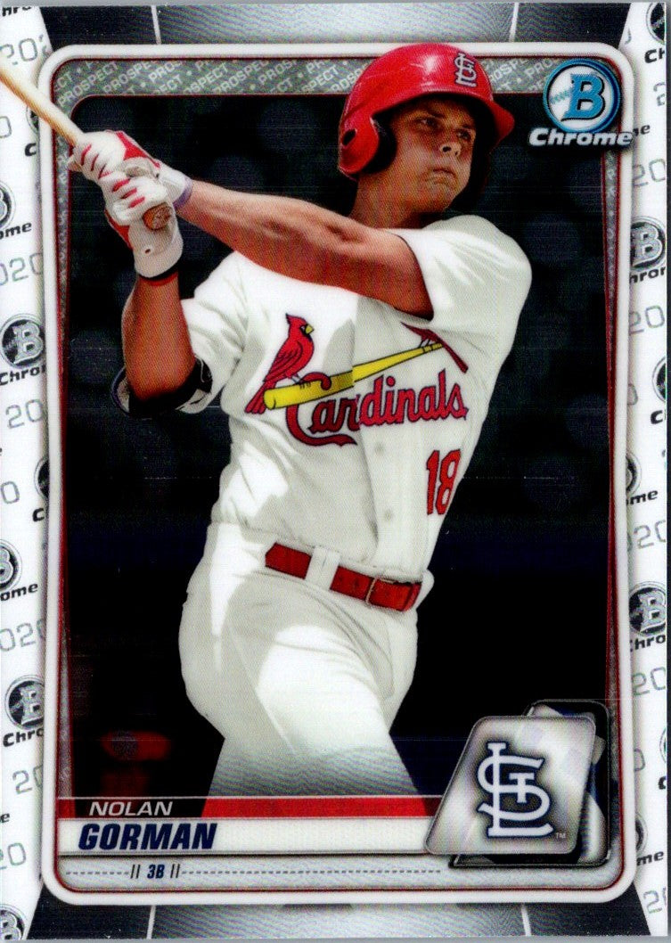 2020 Bowman Chrome Prospects Nolan Gorman