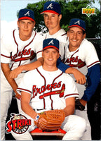 1993 Upper Deck Gold Hologram Tom Glavine/Steve Avery/Greg Maddux/John Smoltz #472
