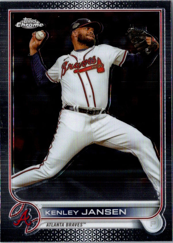 2022 Topps Chrome Kenley Jansen #396