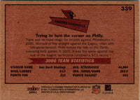 2001 Fleer Tradition Glossy Arizona Cardinals #339