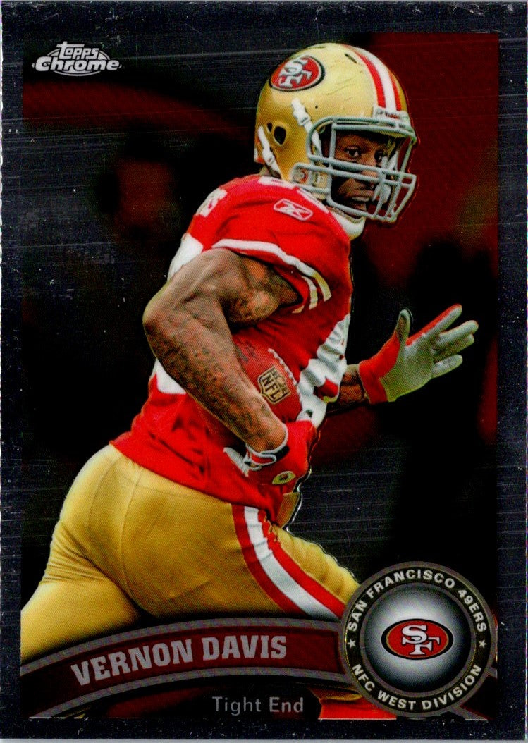 2011 Topps Chrome Vernon Davis