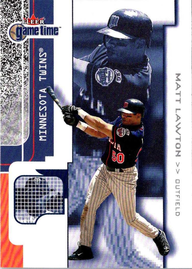 2001 Fleer Game Time Matt Lawton