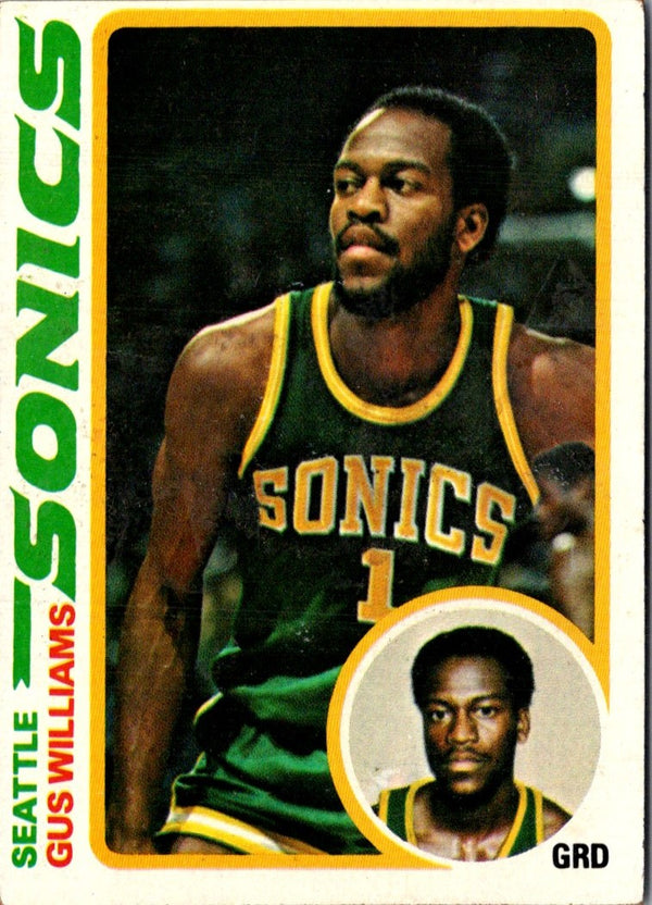 1978 Topps Gus Williams #39