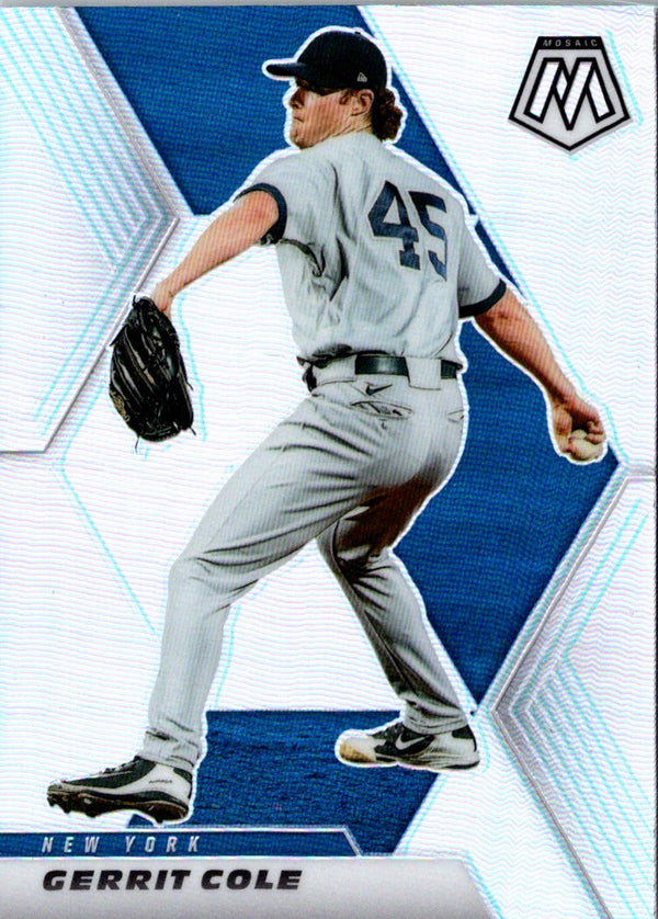 2021 Panini Mosaic Blue Gerrit Cole #87